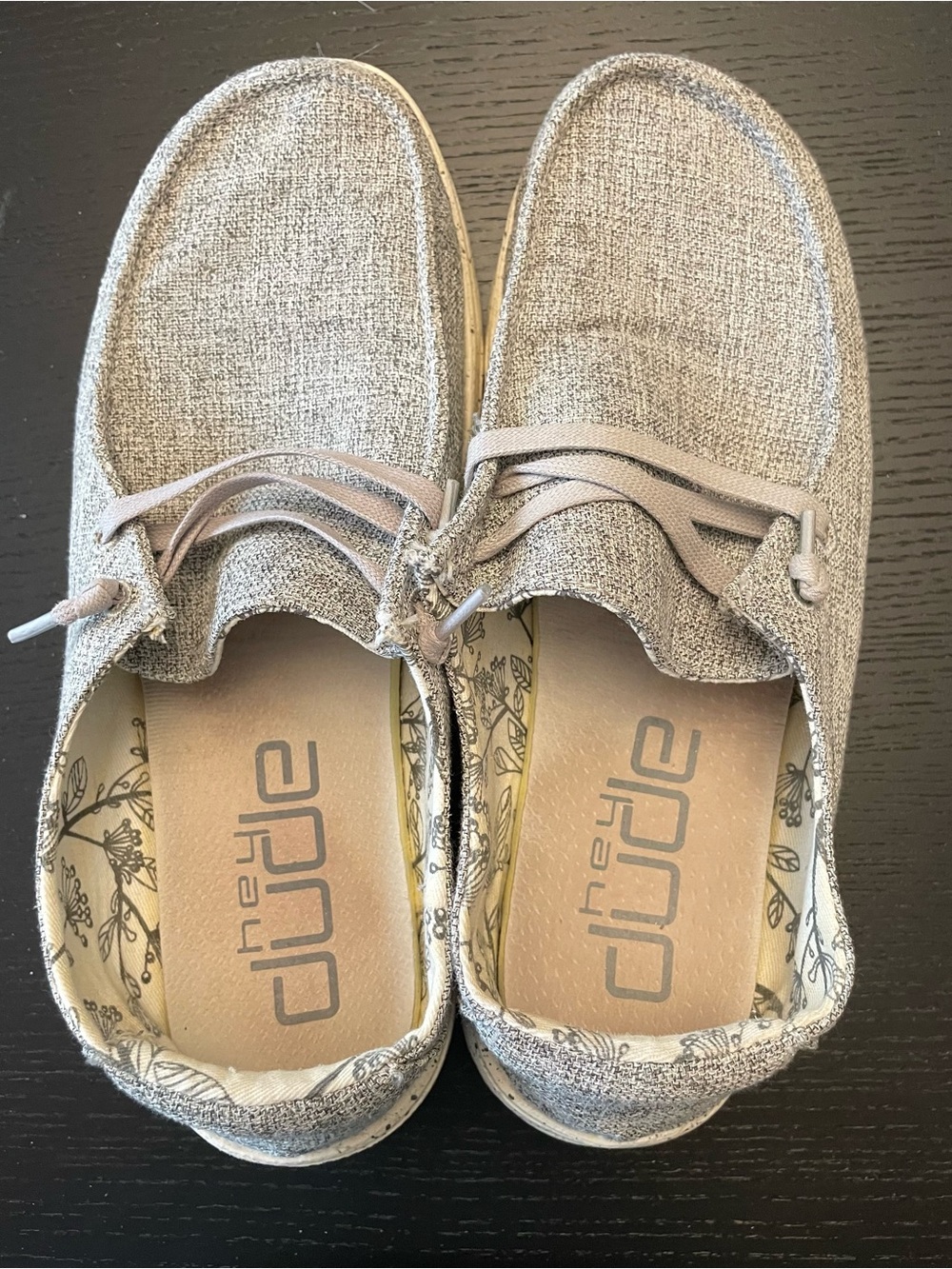 Hey Dude Women's Wendy l linen iron shoe